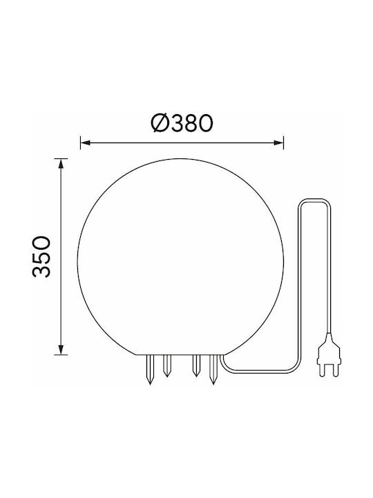 Metanor Γλόμπος 40W 38cm