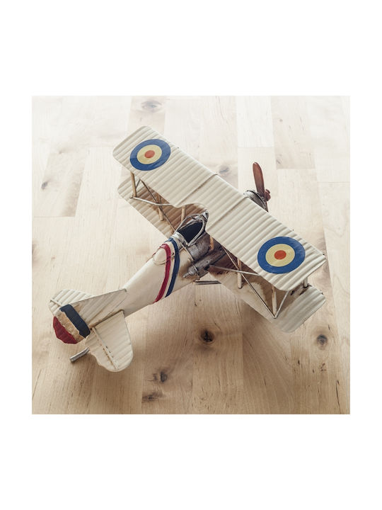 Παρίσης Vintage Metallic Miniature Airplane 25x24x11cm