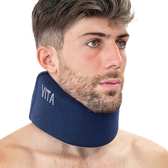 Vita Orthopaedics Soft Cervical Collar with Lining Blue 01-2-032