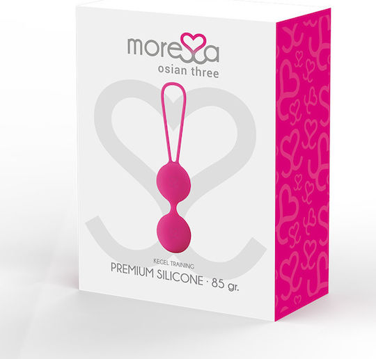 Amoressa Osian Three Premium Silicone Κολπικές Μπάλες Ροζ