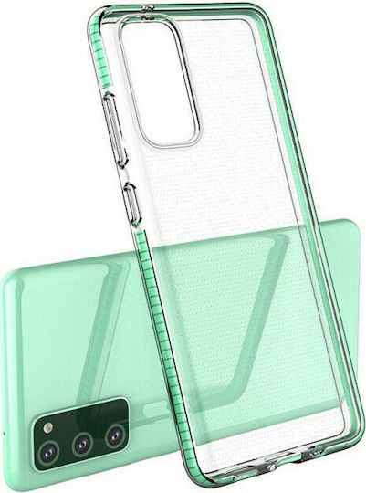 Hurtel Spring Back Cover Silicone 1mm Turquoise (Poco F3 / Mi 11i)