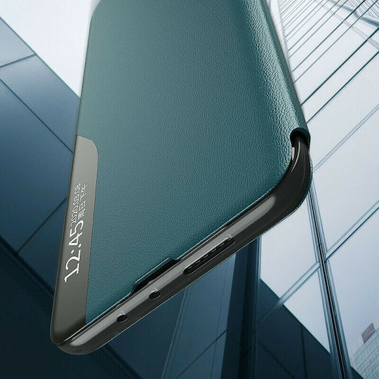 Hurtel Eco Leather View Книга Изкуствена кожа Зелен (Huawei Y5p)