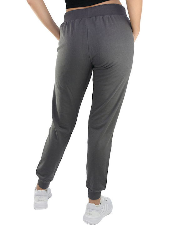 Magnetic North Hohe Taille Damen-Sweatpants Jogger Gray Melange