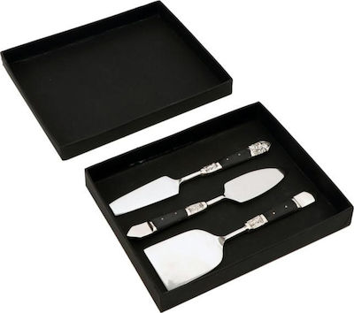 InTheBox Metallic Serving Utensil Set Black Royal 3pcs