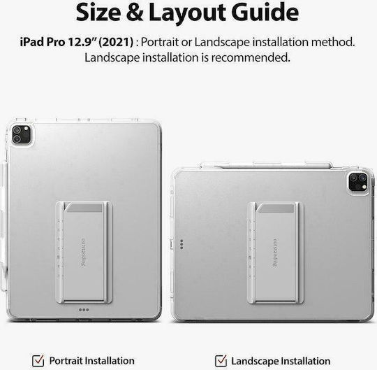 Ringke Fusion Combo Back Cover Transparentă (iPad Pro 2021 12.9")