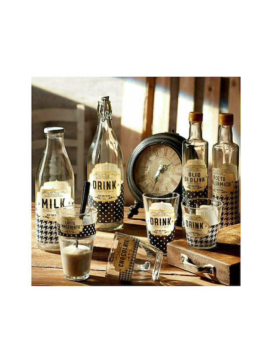 Cerve Retro Glass Set Water made of Glass 310ml 3pcs