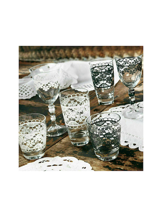 Cerve Sicilia Glass Set Water made of Glass Bianco 300ml 3pcs