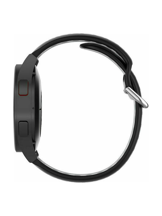 Tech-Protect Curea Silicon Negru / Lime (Galaxy Watch4/5/6/7/FE/4 Classic/6 Classic/5 Pro)