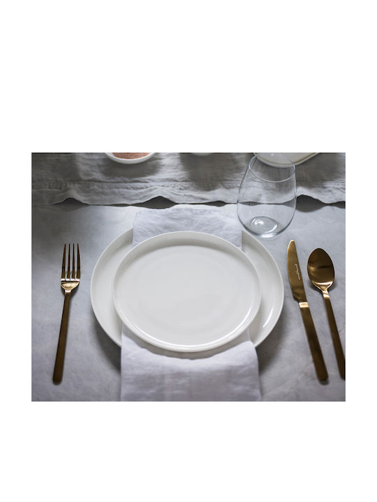 Maxwell & Williams Bone China Cashmere Teller Untiefe aus Porzellan Weiß mit Durchmesser 26.5cm