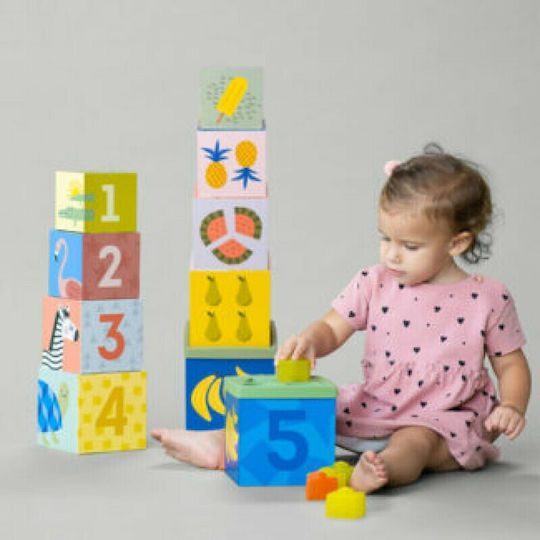 Taf Toys Παιχνίδι Στοίβαξης Savannah Sort & Stack για 12+ Μηνών