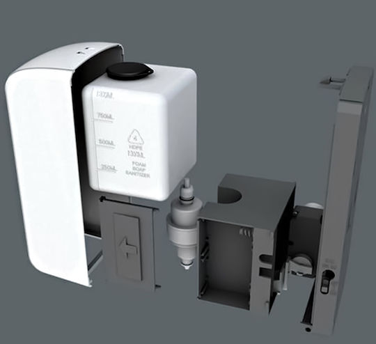 Next Systems Automatic Hand Sanitizer Floor Stand