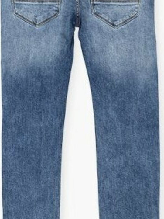 Men's Jeans Pants with Slim Fit Blue