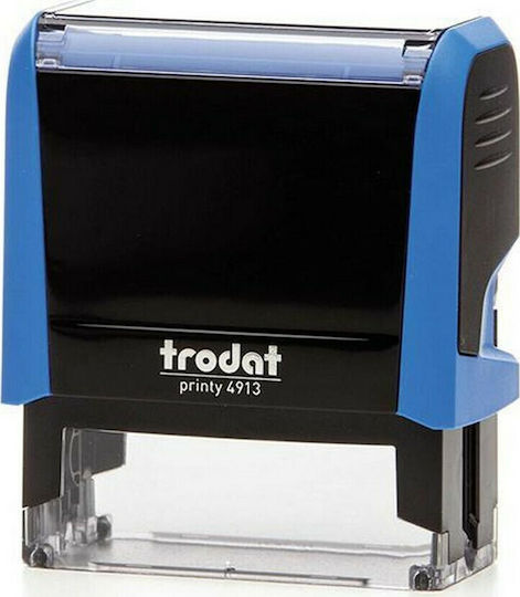 Trodat Printy 4913 Ορθογώνια Σφραγίδα Αυτόματη "Κειμένου" και Μπλε Μελάνι