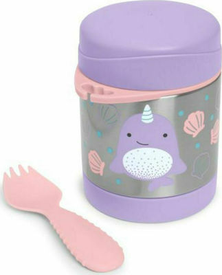 Skip Hop Zoo Narwhal Edelstahl Kinder Lunchset Isoliert Lila