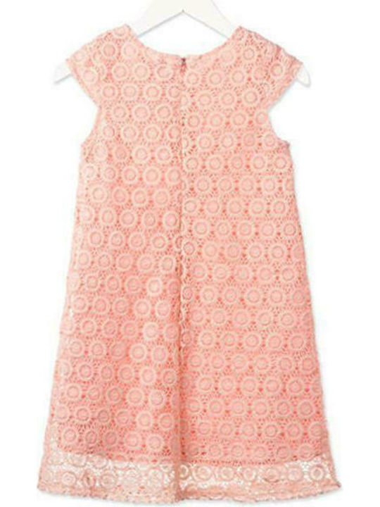 Losan Kids Dress Short Sleeve Pink