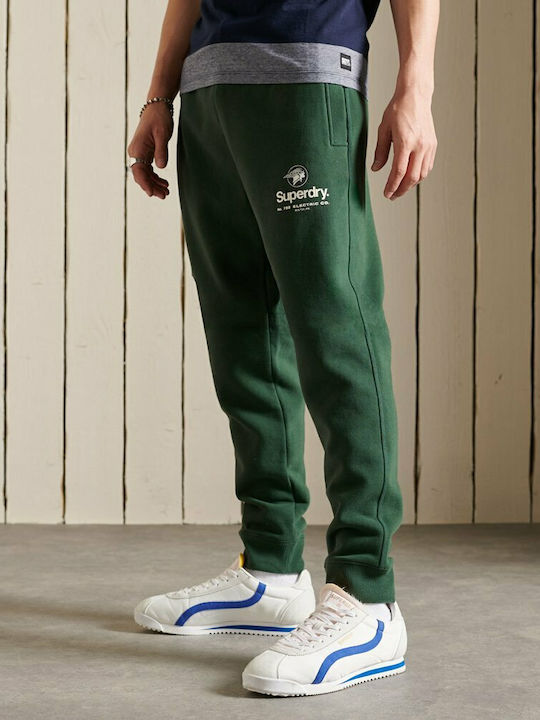 Ac Ringer Sweatpants with Elastic Green