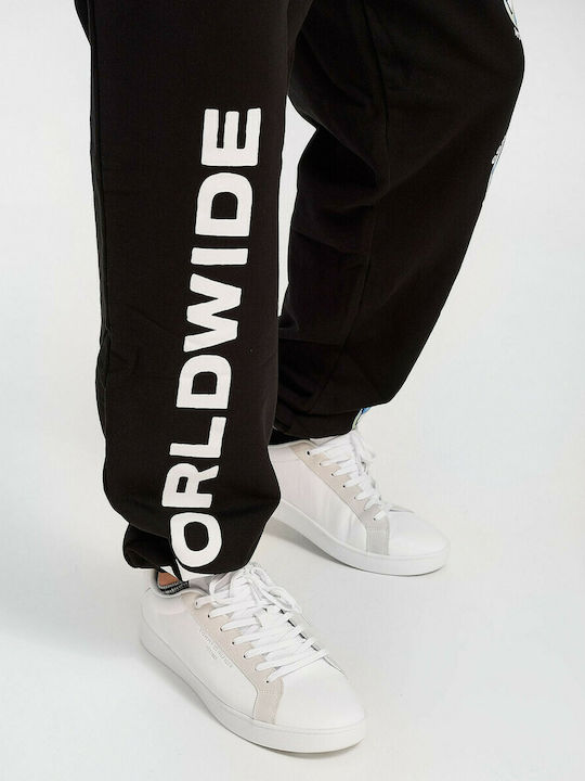 Sweatpants with Elastic Black