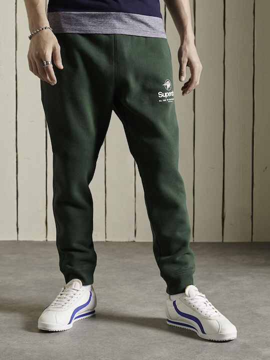 Ac Ringer Sweatpants with Elastic Green