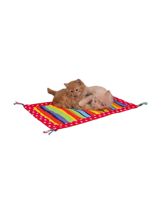 Trixie Katzenspielzeug Decke aus Fleece & Stroh 55x37cm 45632