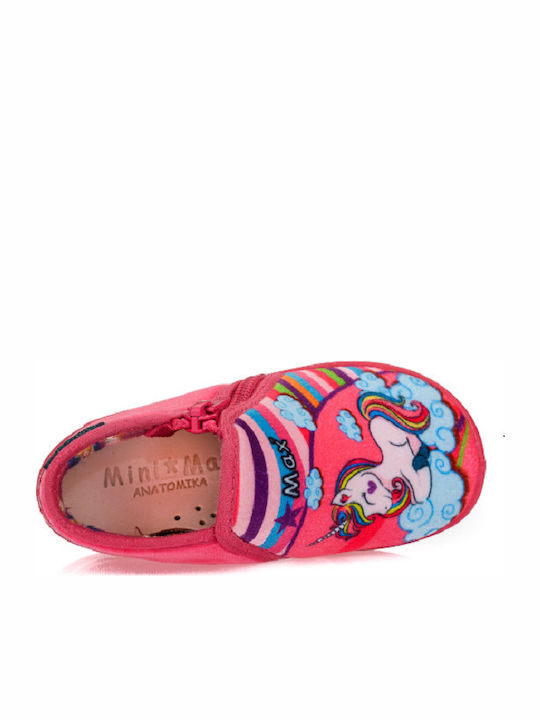 Mini Max Anatomic Kids Slipper Ankle Boot Pink Gaby