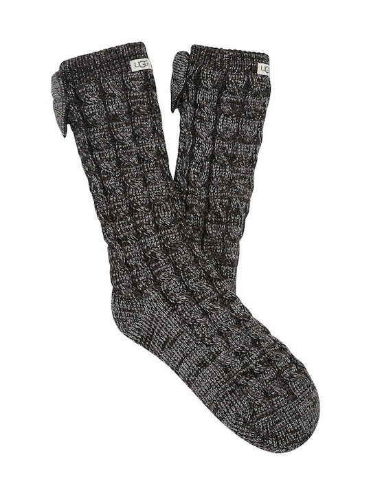 UGG Laila Bow Γυναικείες Κάλτσες Μαύρες