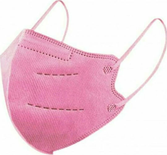 Famex Kids Mask FFP2 NR Μάσκα Προστασίας FFP2 για Παιδιά Ροζ 1τμχ