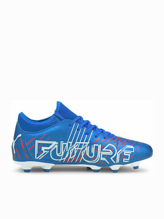 Puma Future Z 4.2 FG/AG Χαμηλά Ποδοσφαιρικά Παπούτσια με Τάπες Μπλε