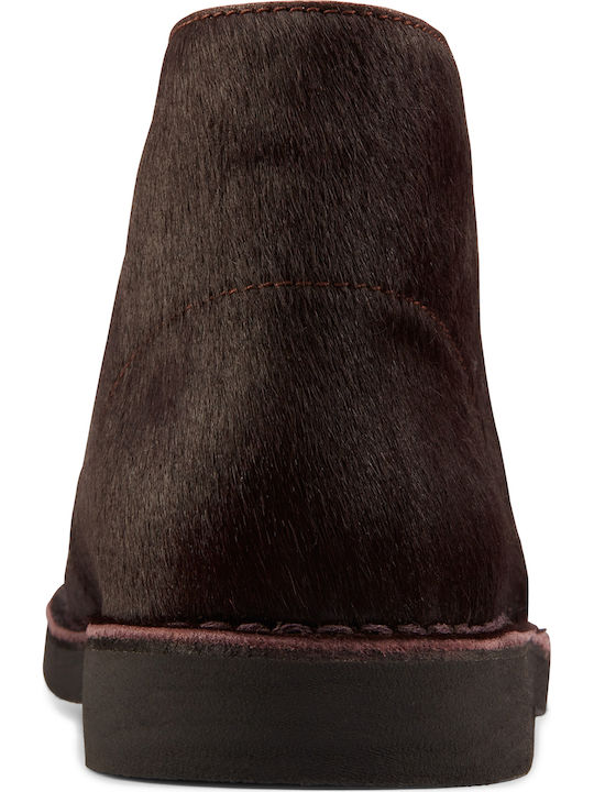 Desert Boot 2 Leather Women's Ankle Boots Burgundy