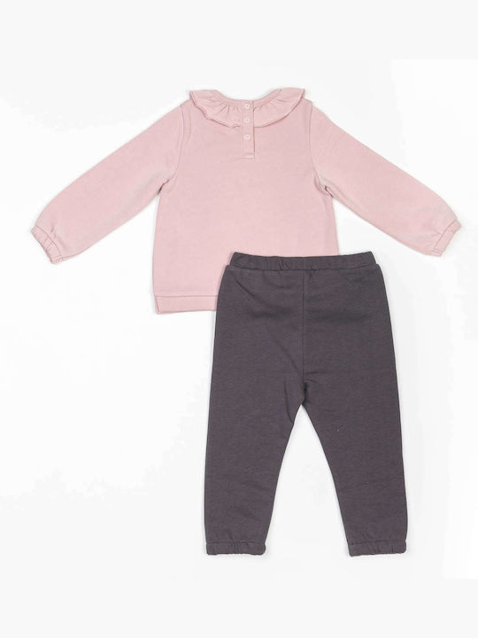 Zippy Kinder Sweatpants Set - Jogginganzug Rosa 2Stück / 2Stück