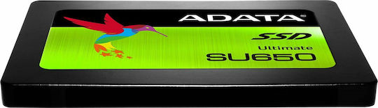 Adata Ultimate SU650 SSD 256GB 2.5'' Type with SATA III Connection ASU650SS-256GT-R