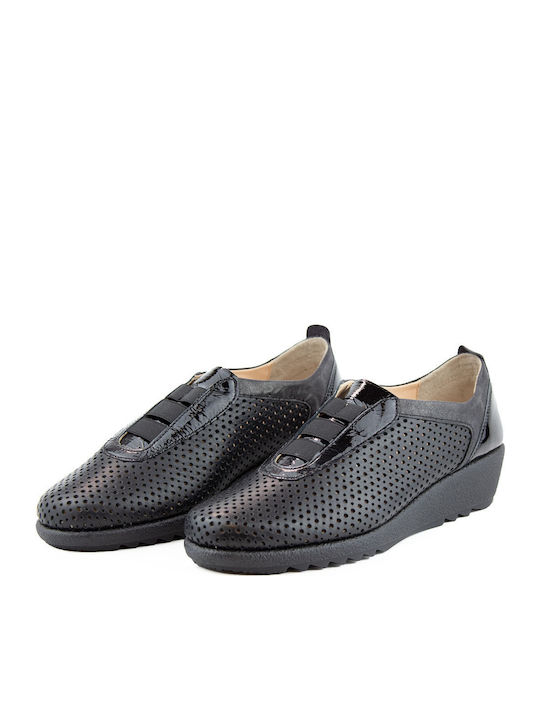 7337-1318 Damen Anatomisch Sneakers Schwarz