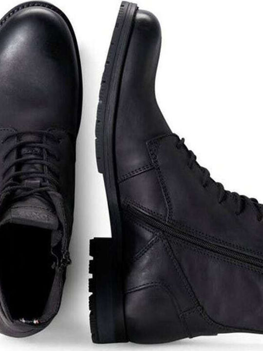 Men's Leather Boots Black