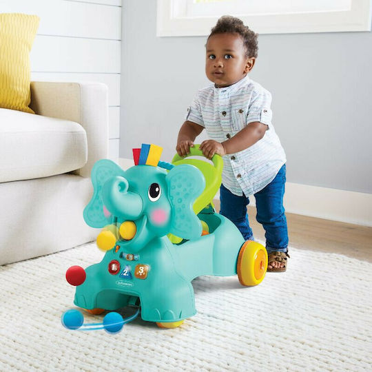 Infantino Ride Elephant Ζωάκι Ride On για 9+ μηνών Γαλάζιο