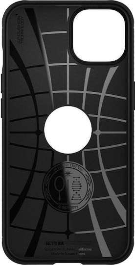 Spigen Rugged Armor Umschlag Rückseite Silikon 2mm Schwarz (iPhone 13)