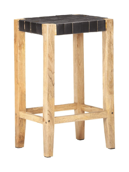 Hocker Bar Hölzernes Black 2Stück 46x36x75cm