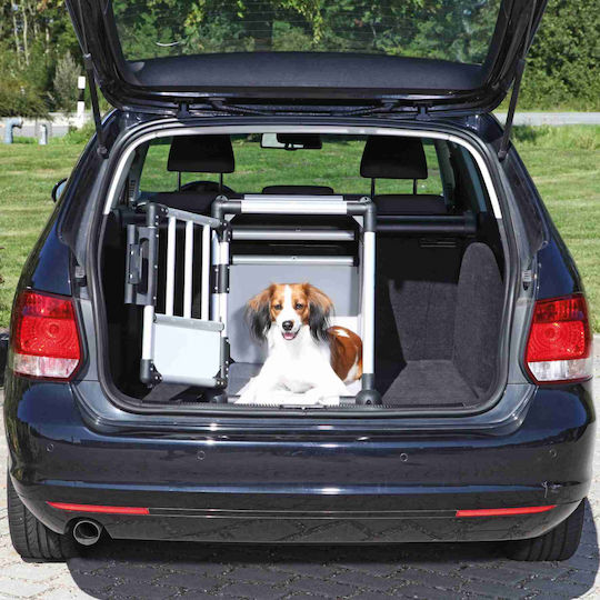 Trixie Trixie Hunde Transportkäfig Mit Rädern Grau 94x93x87cm