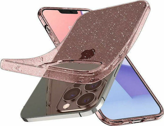 Spigen Liquid Crystal Glitter Back Cover Silicon Roz (iPhone 13 Pro)