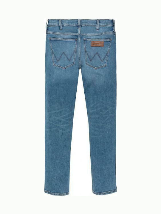 Larston Ανδρικό Παντελόνι Τζιν Ελαστικό με Slim Tapered Εφαρμογή Blue Fever