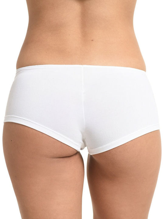 Damen Boxer Weiß