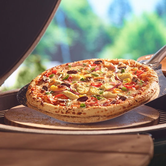 Big Green Egg Backblech Pizza mit Stein Wohnung Oberfläche 38x38cm