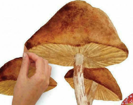 RoomMates Decor Kinder Wandsticker Wand Mushroom Junior 127x83.51cm 13Stück