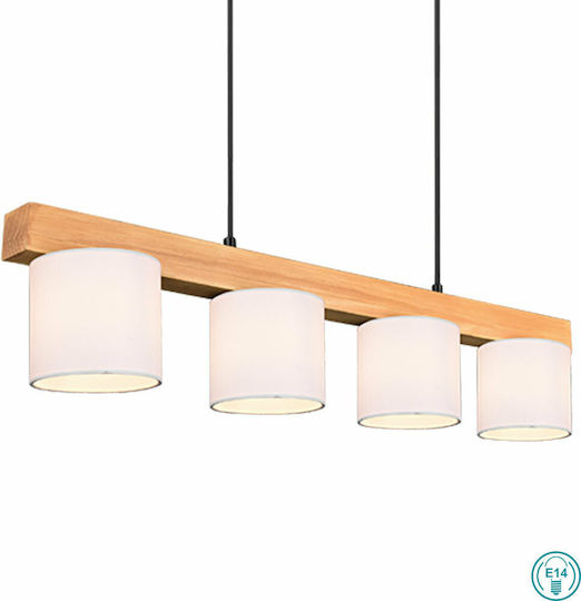 Trio Lighting Cameron Κρεμαστό Φωτιστικό Λευκό 75x150εκ. Trio Lighting Cameron Κρεμαστό Φωτιστικό Λευκό 75x150εκ.