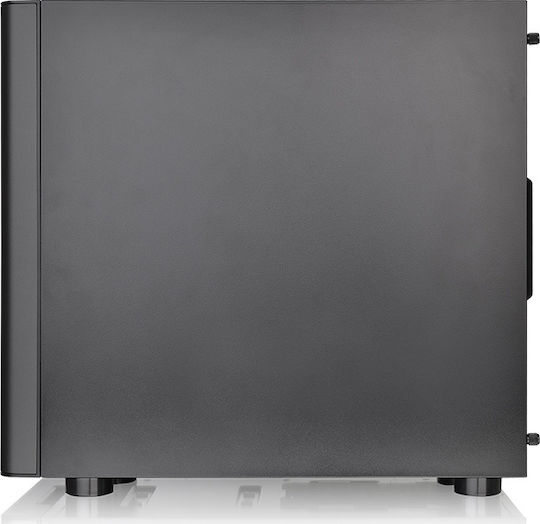 Thermaltake V150 Tempered Glass ARGB Breeze Gaming Micro Tower Κουτί Υπολογιστή με Πλαϊνό Παράθυρο Μαύρο