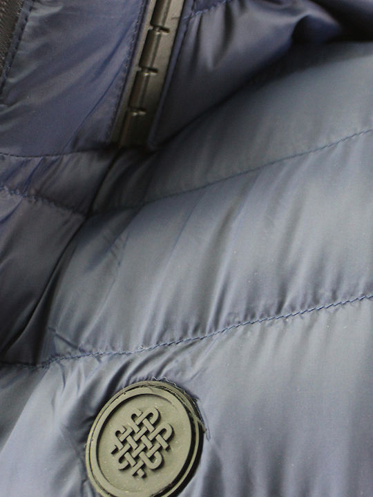 Αμάνικο Μπουφάν Puffer Navy Μπλε