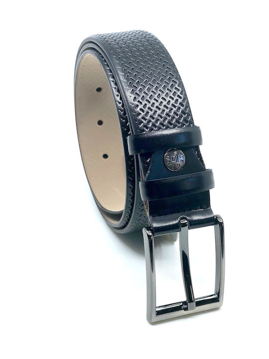 Legend Accessories 319 Men's Artificial Leather Belt Black