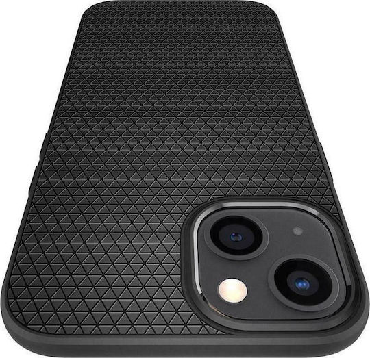 Spigen Liquid Air Back Cover Σιλικόνης Matte Black (iPhone 13 mini)
