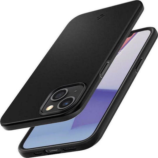 Spigen Thin Fit Back Cover Σιλικόνης 1.55mm Μαύρο (iPhone 13)