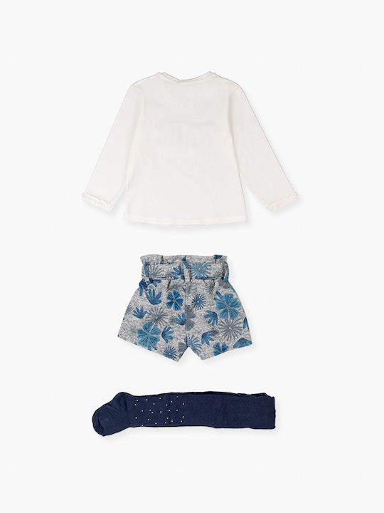 Losan Kinder Set mit Shorts Sommer 3Stück Weiß