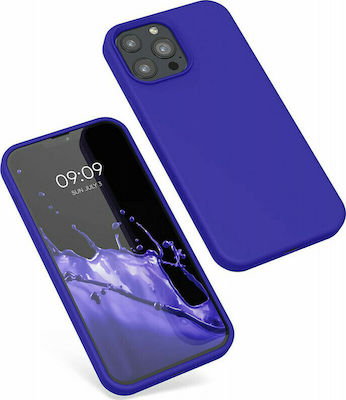 KWmobile Rubberized Silicone Back Cover Royal Blue (iPhone 13 Pro Max)