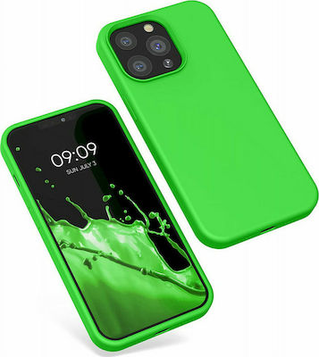 KWmobile Rubberized Back Cover Σιλικόνης Lime Green (iPhone 13 Pro)